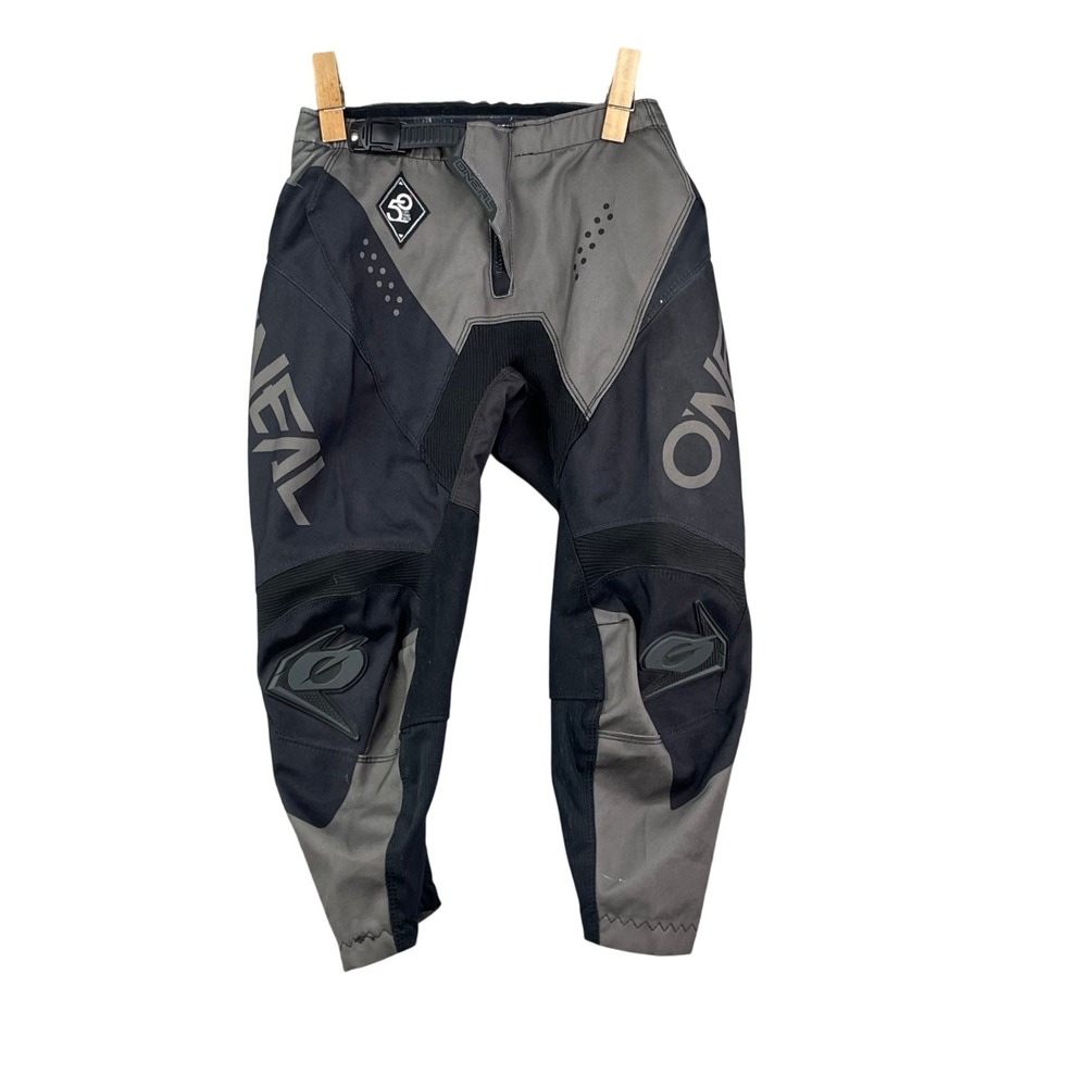 O'Neal Element Pant Youth 5/6 Black Gray Motocross MX Dirt Bike Riding Gear